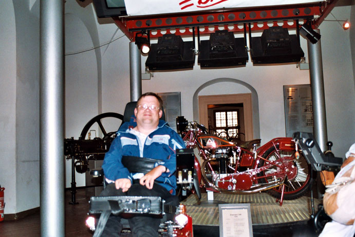 im Motorrad - Museum auf Schloss Augustusburg